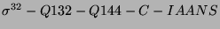 $ \sigma^{32}-Q132-Q144-C-IAANS$