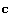 c